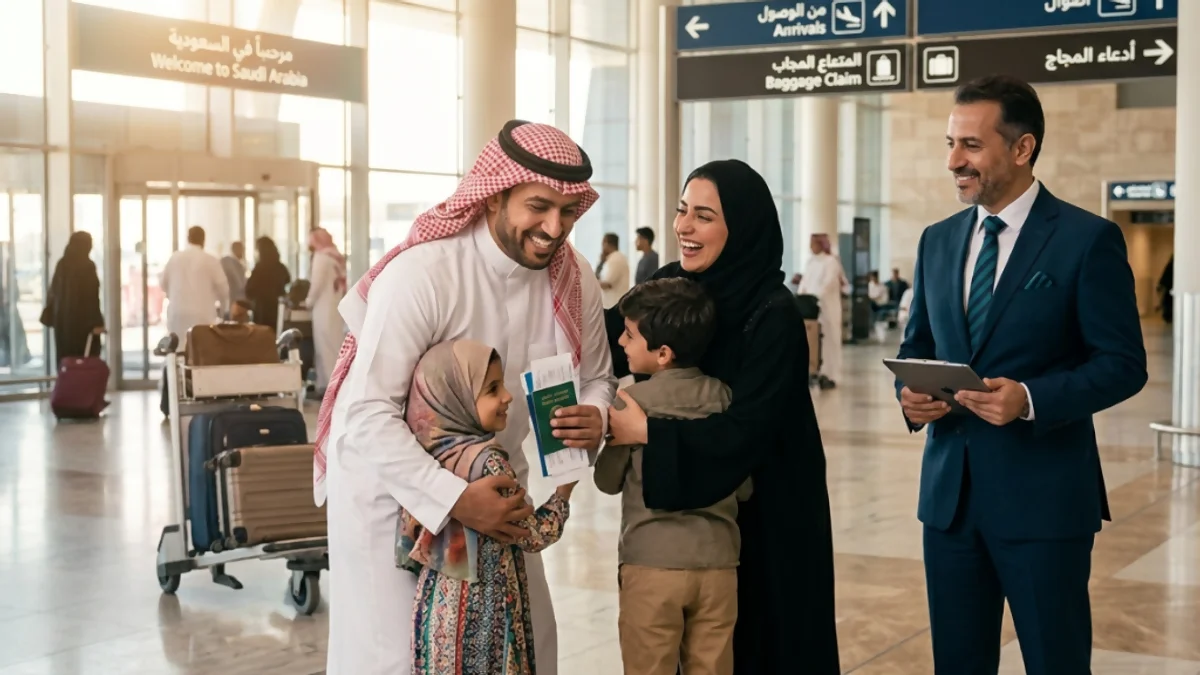 خدمات الاستقدام العائلي في السعودية للمقيمين