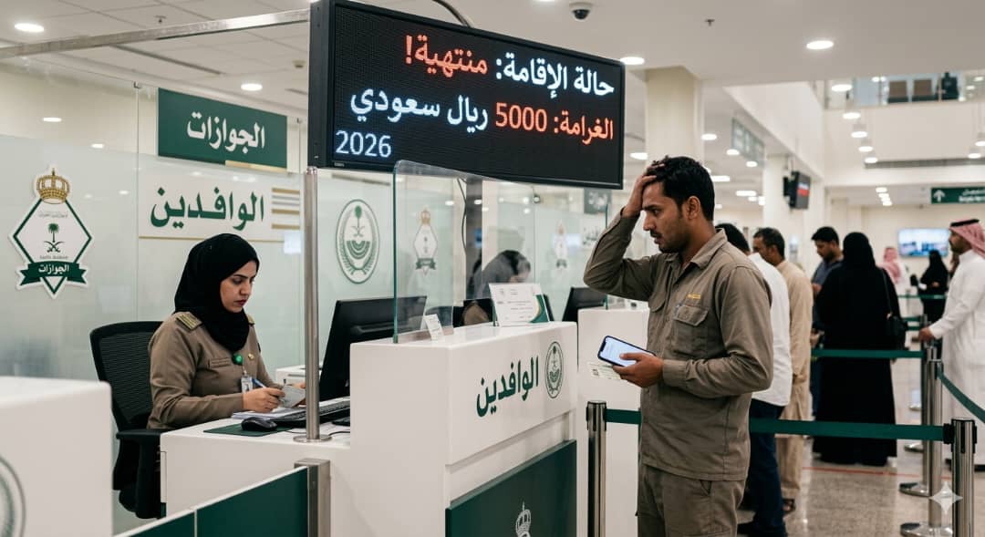 غرامة انتهاء الإقامة في السعودية