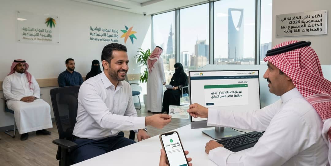 نقل الكفالة بدون موافقة الكفيل في السعودية