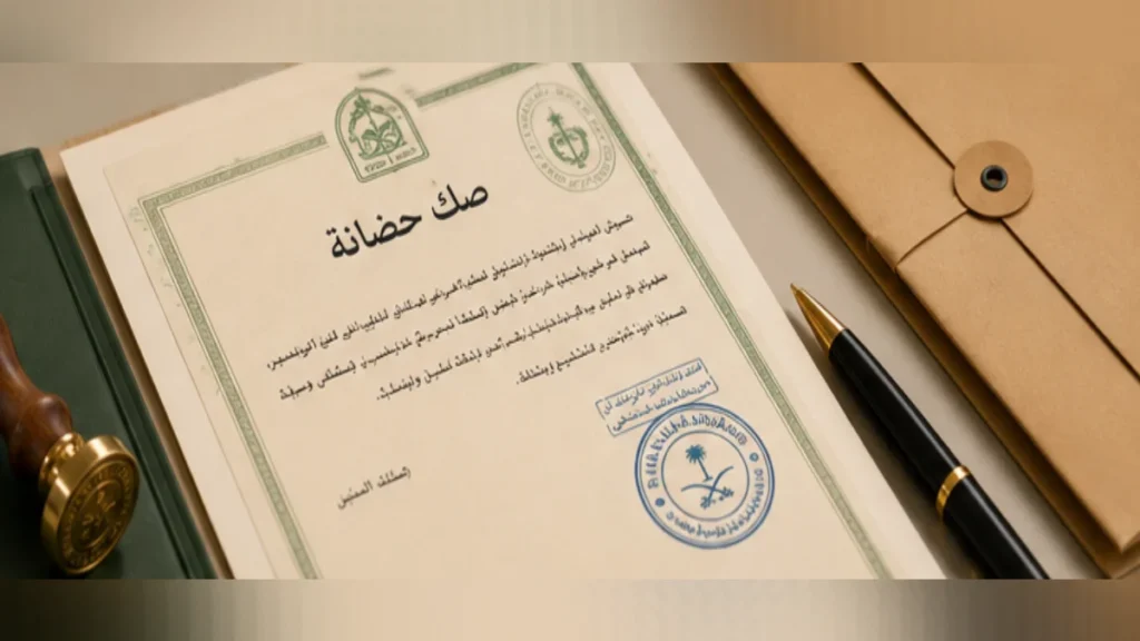 إثبات الحضانة لاستقدام أبناء الزوجة إلى السعودية