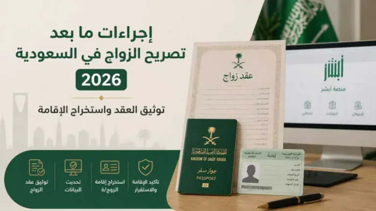 تعر على إجراءات ما بعد تصريح الزواج في السعودية