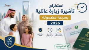 استخراج تأشيرة زيارة عائلية بسرعة مضمونة 2026