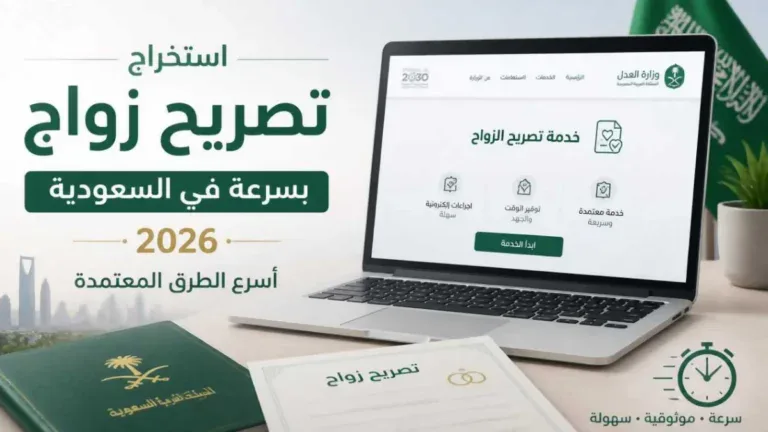كيفية استخراج تصريح زواج بسرعة في السعودية