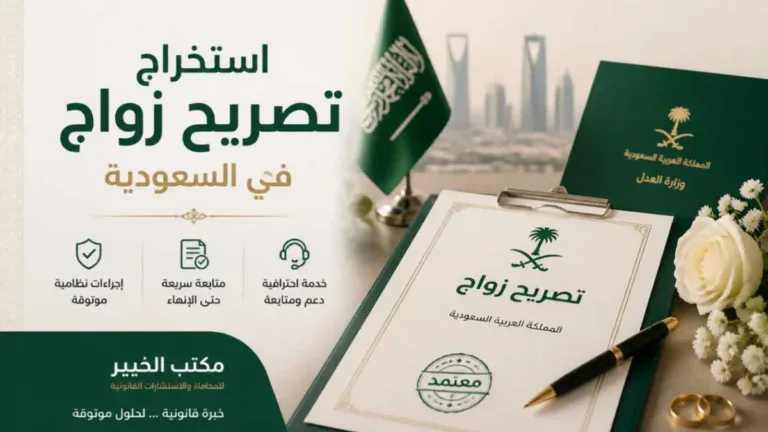 طريقة استخراج تصريح زواج في السعودية عبر مكتب الخبير للخدمات العامة