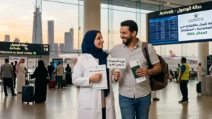 استقدام الزوج للمقيمة في السعودية 2026: الشروط والطريقة وهل يحق للزوجة كفالة زوجها؟