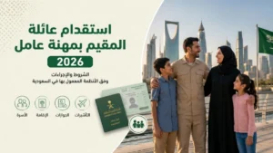 هل يمكن استقدام عائلة المقيم بمهنة عامل في السعودية 2026؟ الشروط والاستثناءات
