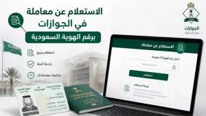 الاستعلام عن معاملة في الجوازات برقم الهوية السعودية