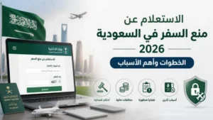 كيفية الاستعلام عن منع السفر في السعودية