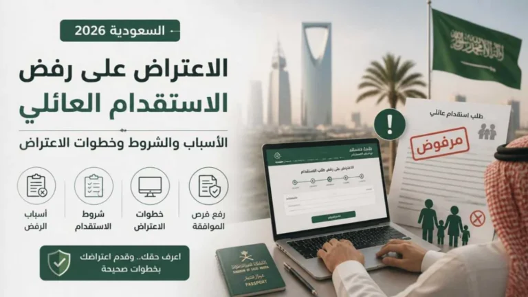 الاعتراض على رفض الاستقدام العائلي في السعودية 2026: الأسباب وطريقة الاعتراض