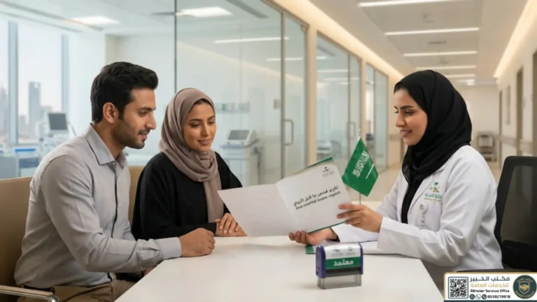 طريقة الفحص الطبي لزواج الأجانب في السعودية: المستشفيات المعتمدة وصلاحية التقرير
