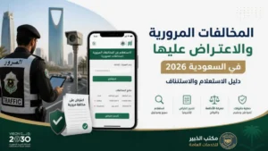 المخالفات المرورية والاعتراض عليها في السعودية 2026: دليل الاستعلام والاستئناف