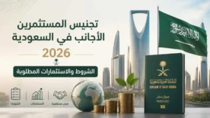 شروط تجنيس المستثمرين الأجانب في السعودية