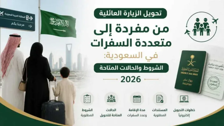 تحويل الزيارة العائلية من مفردة إلى متعددة: الشروط والحالات المتاحة 2026