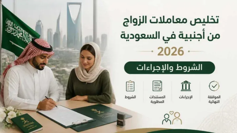 خدمة تخليص معاملة زواج من أجنبية في السعودية