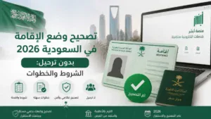 تصحيح وضع الإقامة في السعودية 2026 بدون ترحيل: الشروط والخطوات