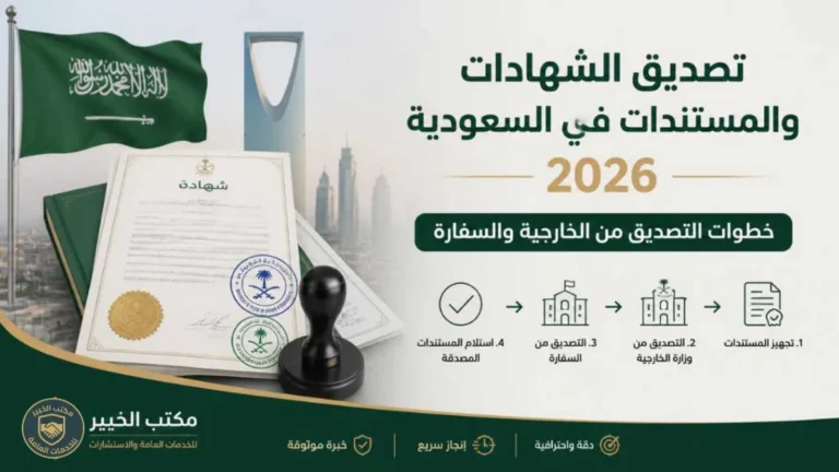 تعرف على طريقة تصديق الشهادات والمستندات في السعودية