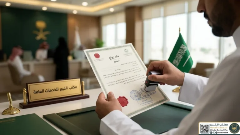 طريقة تصديق عقد الزواج من خارج السعودية