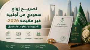 تعرف على طريقة استخراج تصريح زواج سعودي من أجنبية غير مقيمة