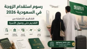 رسوم استقدام الزوجة في السعودية 2026: التكاليف الكاملة من التقديم حتى وصول الأسرة