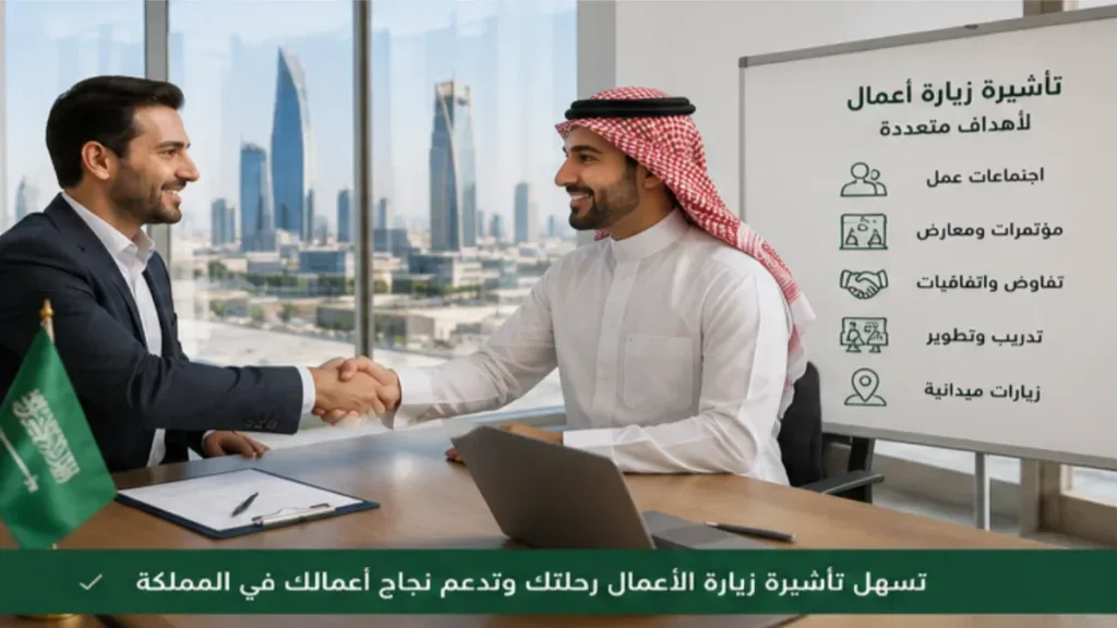 زيارة أعمال في السعودية