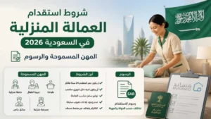 شروط استقدام العمالة المنزلية في السعودية 2026: المهن المسموحة والرسوم