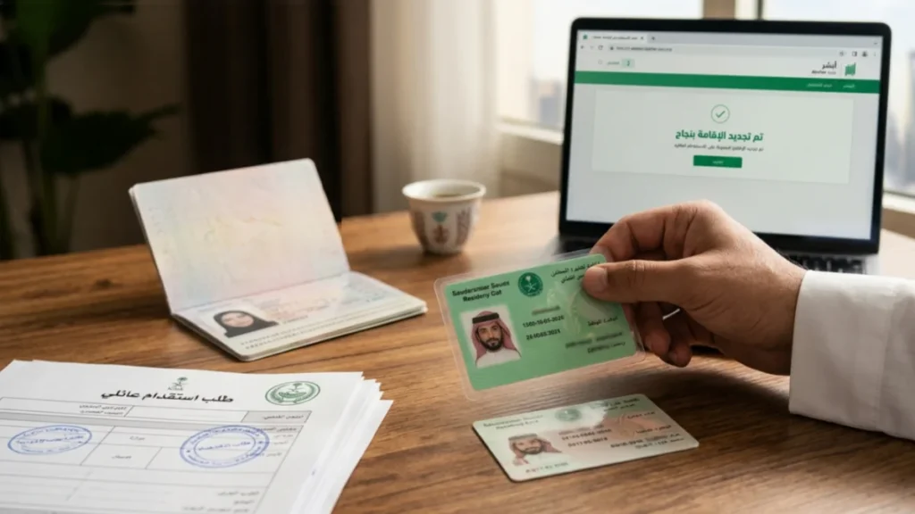 شروط تجديد الإقامة قبل الاستقدام في السعودية