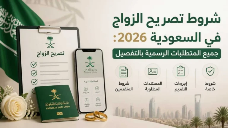 توضيح شروط تصريح الزواج في السعودية