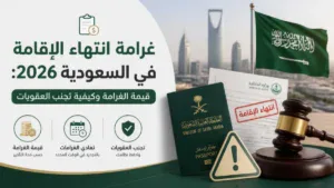 غرامة انتهاء الإقامة في السعودية 2026: قيمة الغرامة وكيفية تجنب العقوبات