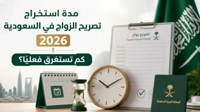 توضيح مدة استخراج تصريح الزواج في السعودية