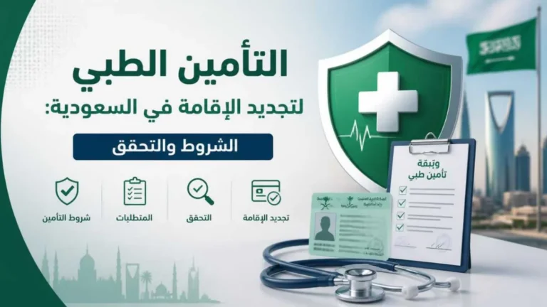 التأمين الطبي لتجديد الإقامة في السعودية