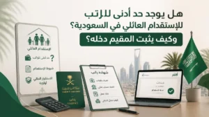الحد الأدنى للراتب للاستقدام العائلي وإثبات دخل المقيم في السعودية 2026