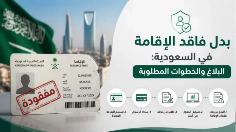 بدل فاقد الإقامة في السعودية