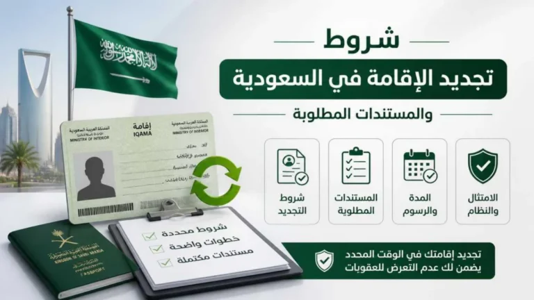 شروط تجديد الإقامة في السعودية
