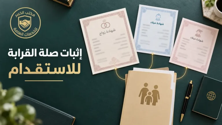 إثبات صلة القرابة للاستقدام في السعودية