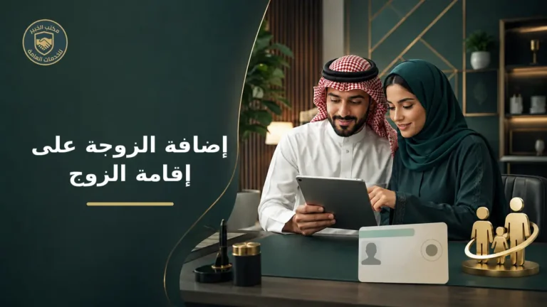 إضافة الزوجة على إقامة الزوج في السعودية الشروط والخطوات