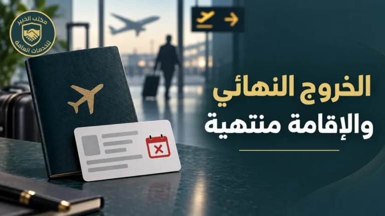 الخروج النهائي والإقامة منتهية هل يمكن إصدار التأشيرة