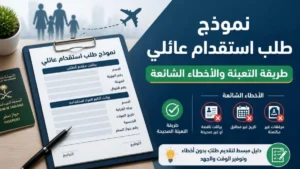 نموذج طلب استقدام عائلي في السعودية